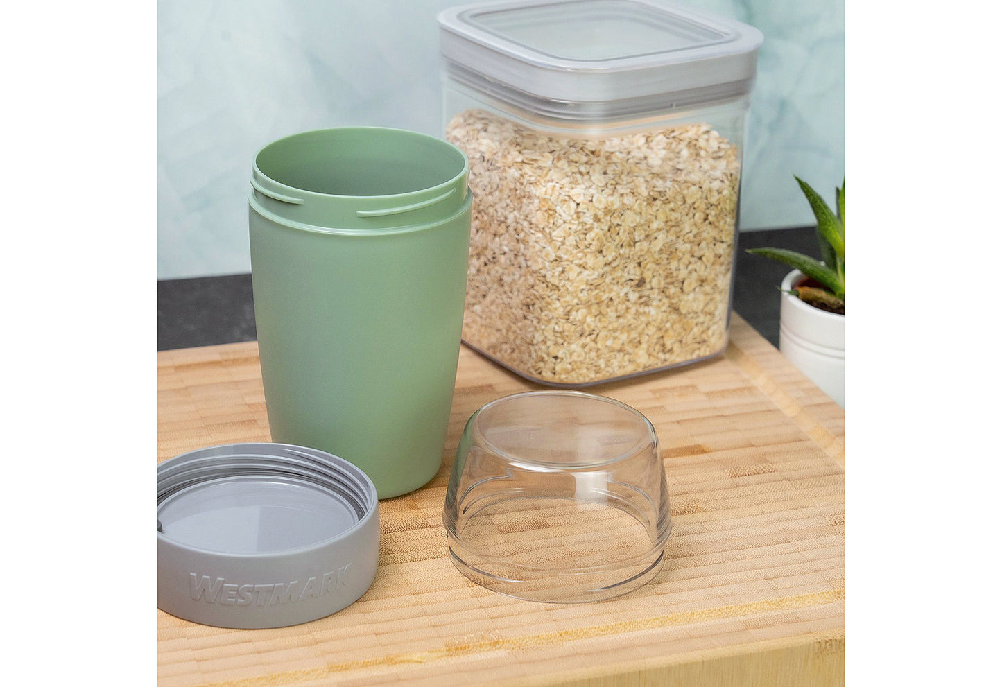 Müslibecher 700ml mint-grün