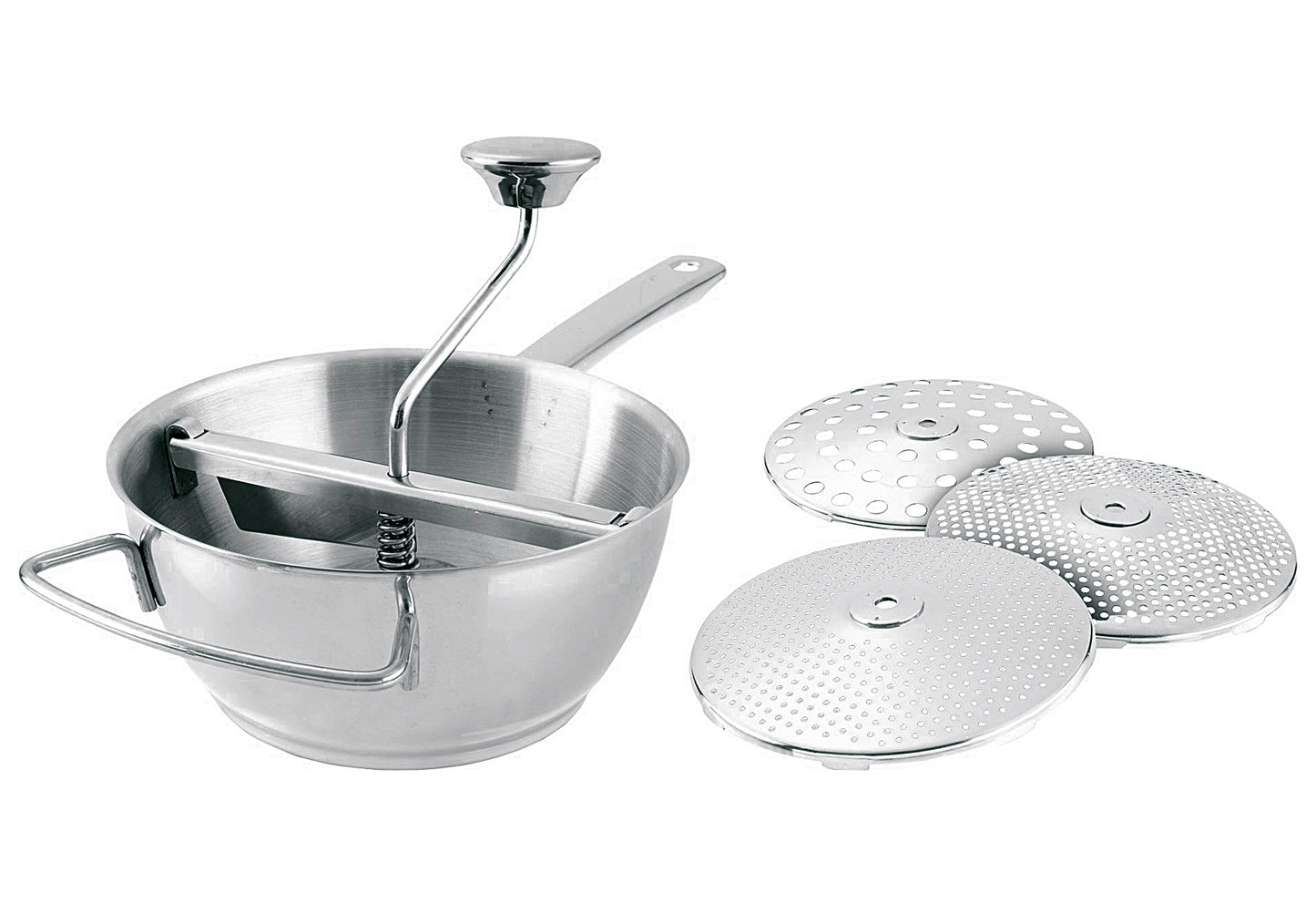 Passiermaschine mit 3 Scheiben Ø20cm