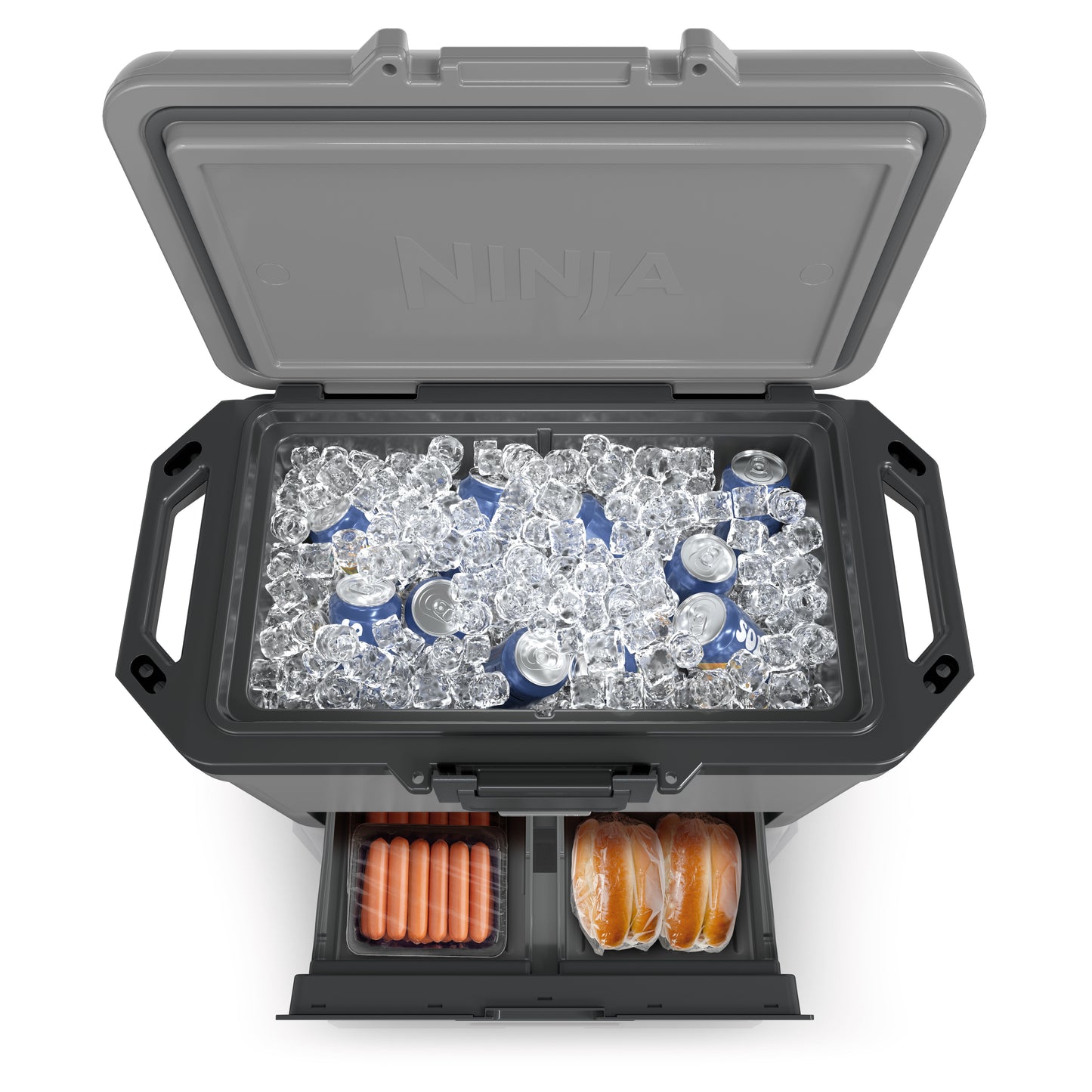 FB151EUGY Kühlbox FrostVault 47l schiefergrau