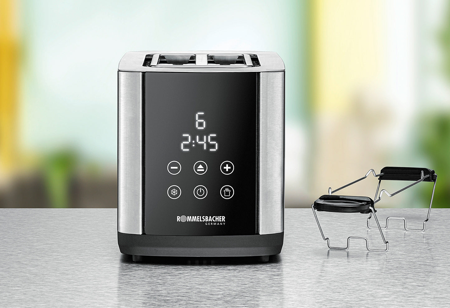 Toaster TO 850 2-Scheiben Edelstahl/sw
