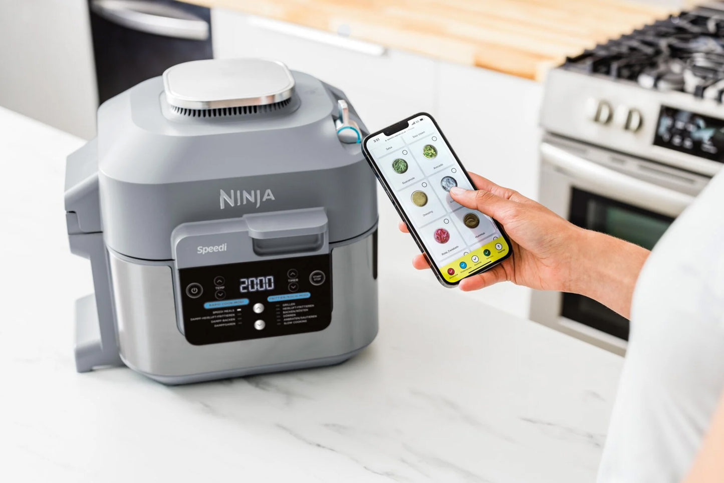 Ninja Speedi Rapid Cooking System & Heißluftfritteuse ON400DE