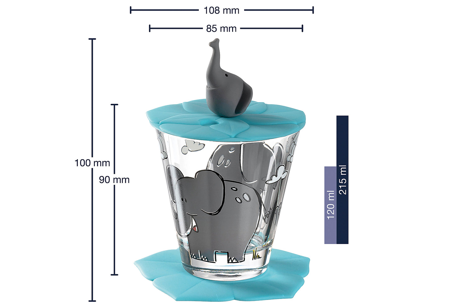 Kindertrinkset Elefant 3teilig