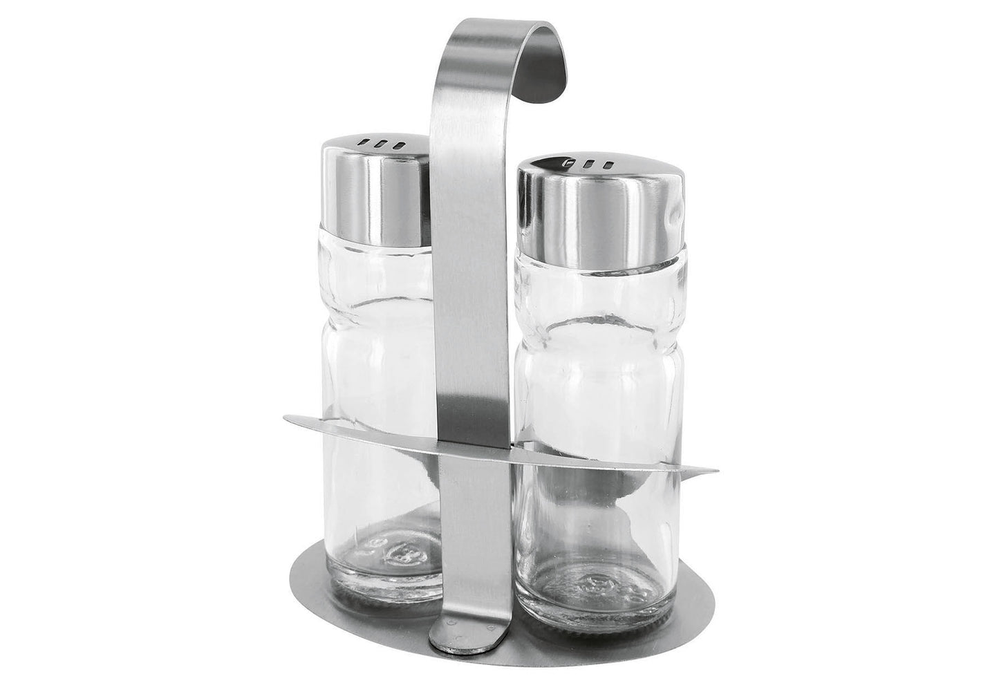 Menage Wien Glas/Edelstahl je 40 ml 2teilig