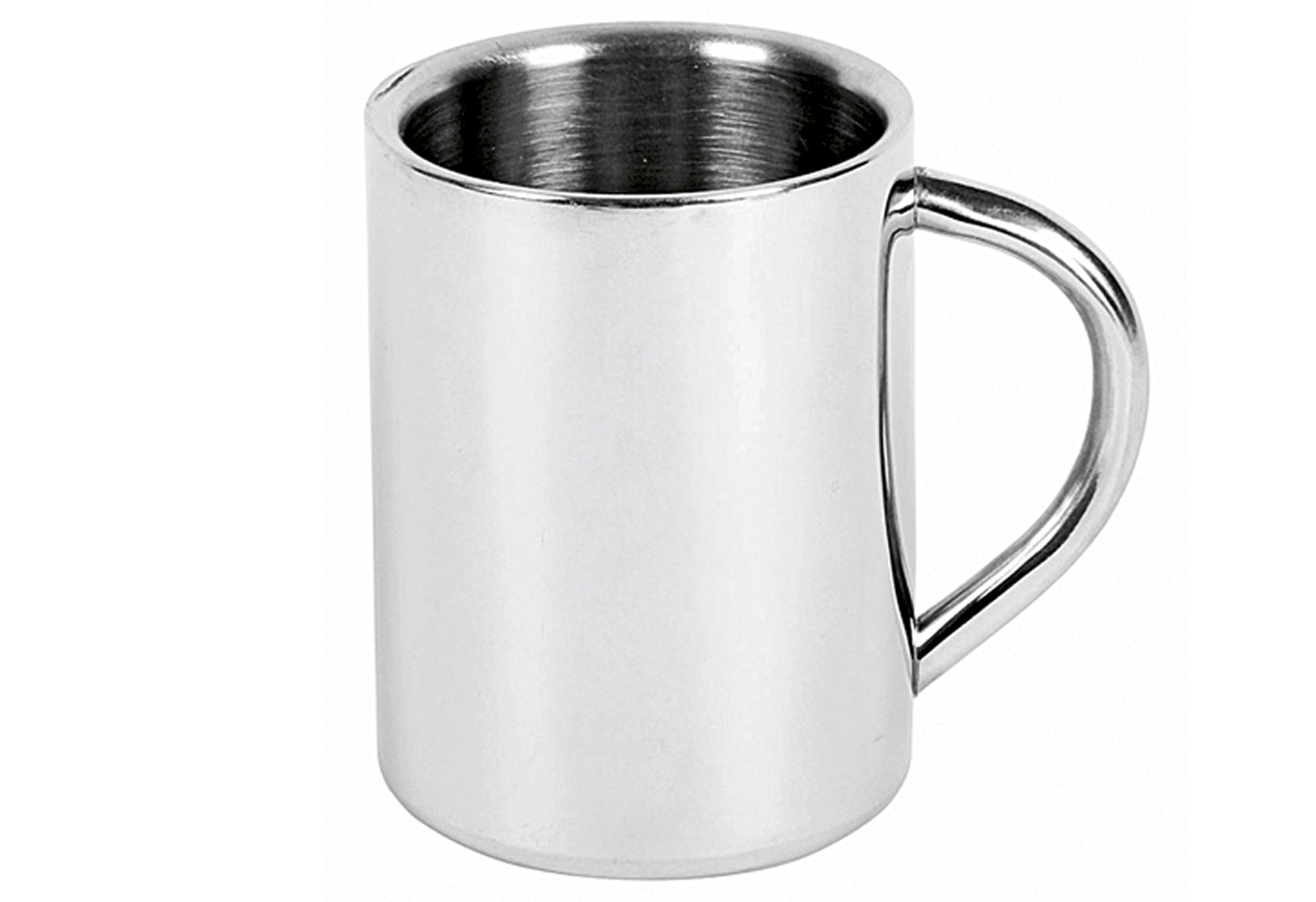 Thermobecher doppelwandig 0,2 l Ø7cm Edelstahl