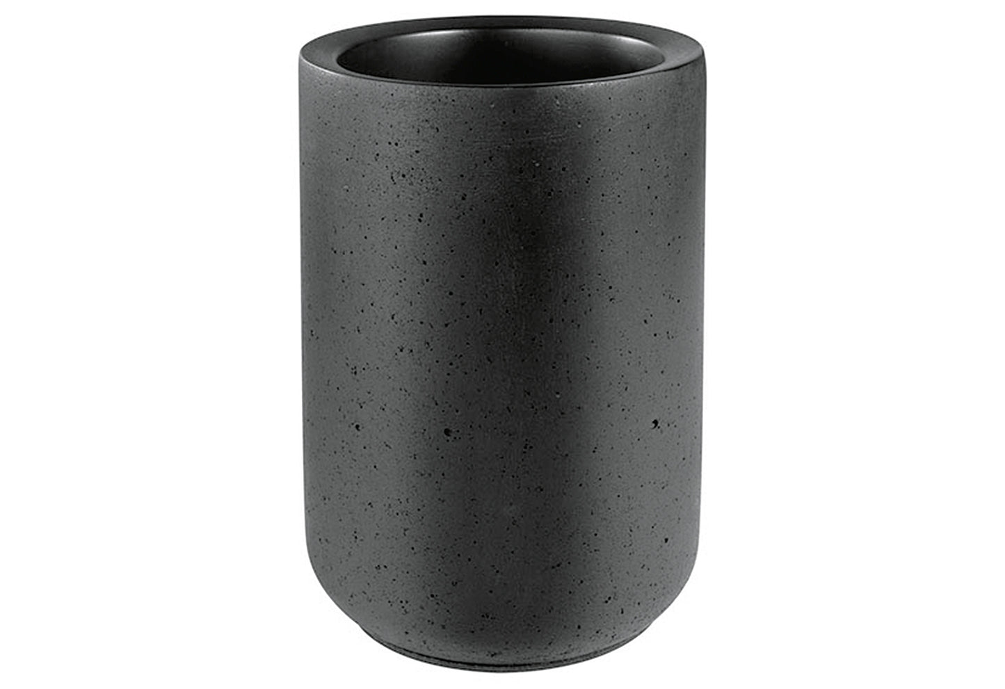 Flaschenkühler Beton Element Black H19cm