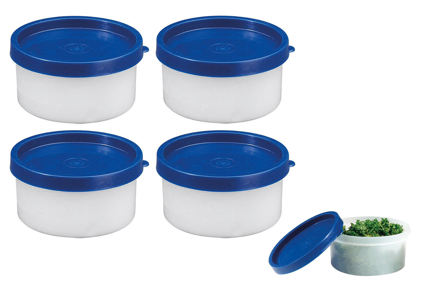 Kräuter/Gefrierdose Trio 0,1l 4Stück