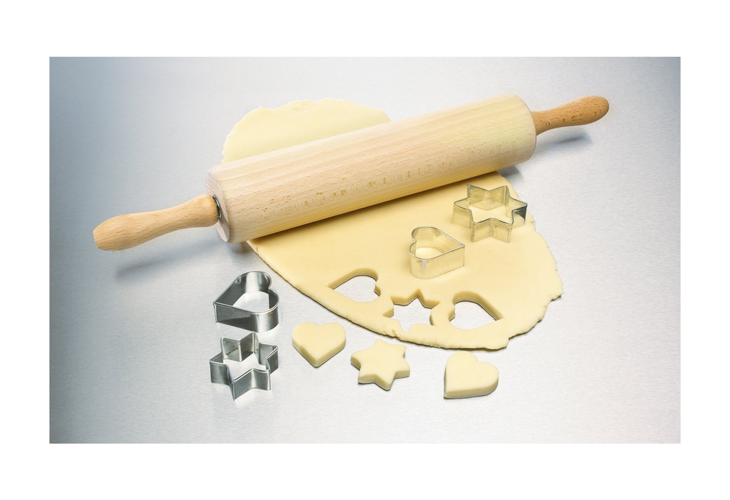 Teigrolle Classic Holz 43cm Ø6cm