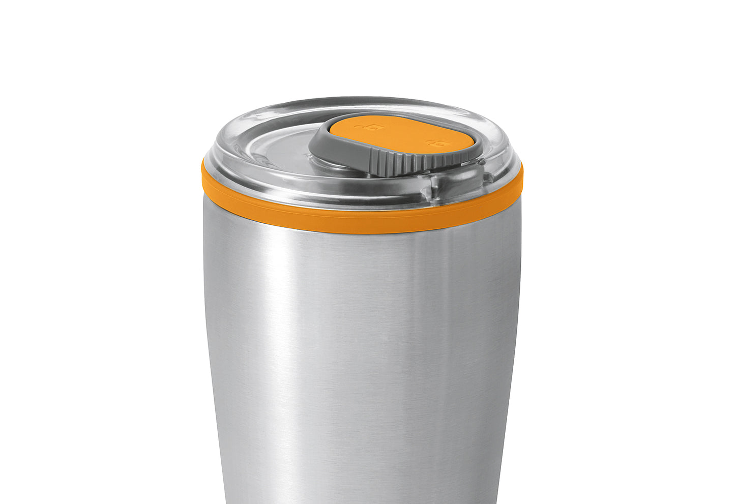 Travel Tumbler 600ml Edelstahl orange