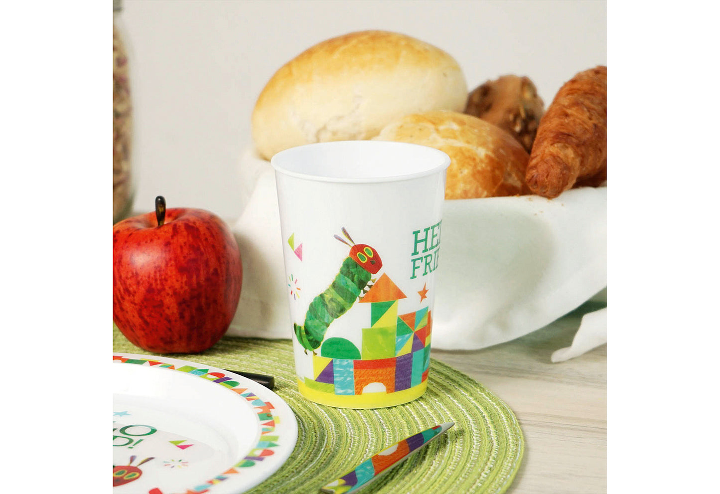 Kindergeschirr Raupe Nimmersatt Hello Friend PP 3teilig
