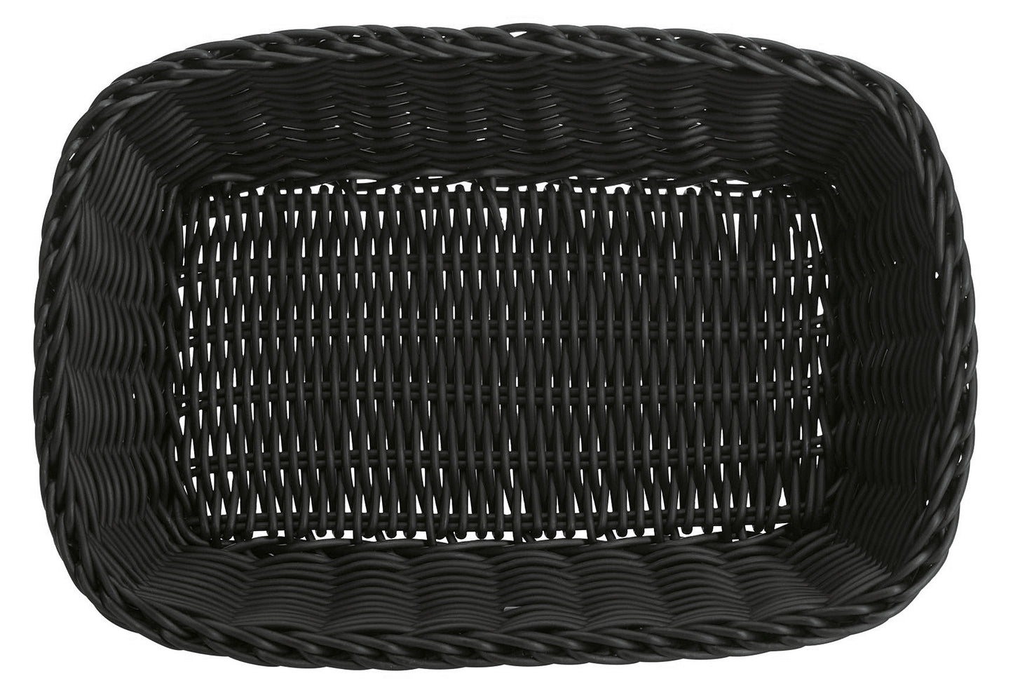 Korb rechteckig 31x21x9cm schwarz