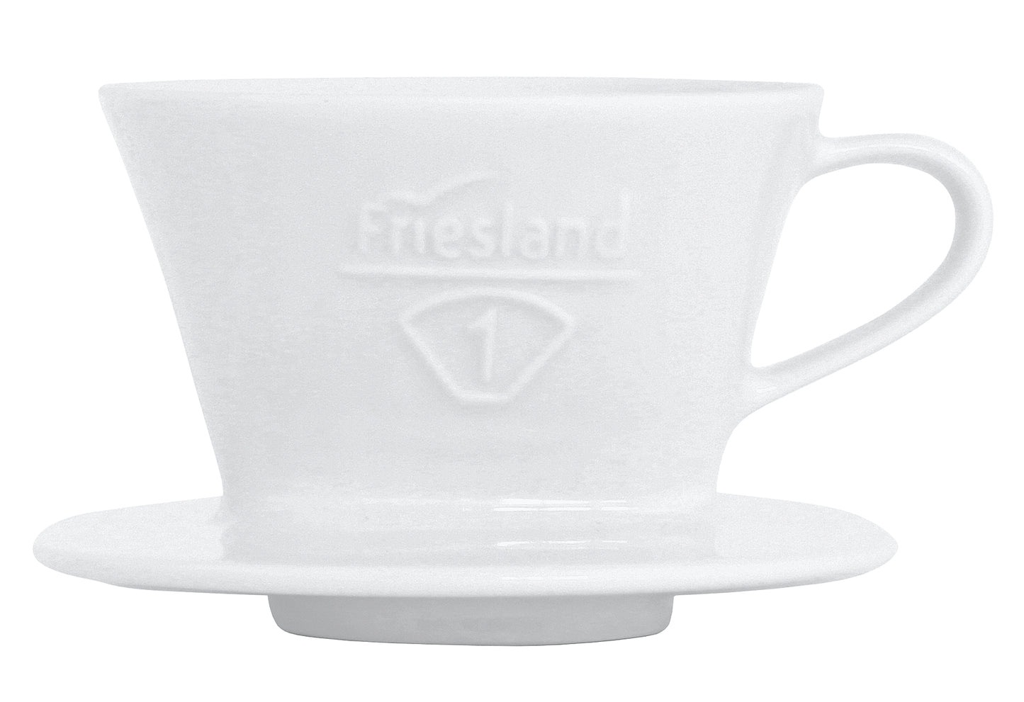 Kaffeefilter Porzellan Größe 100 1-Loch weiß