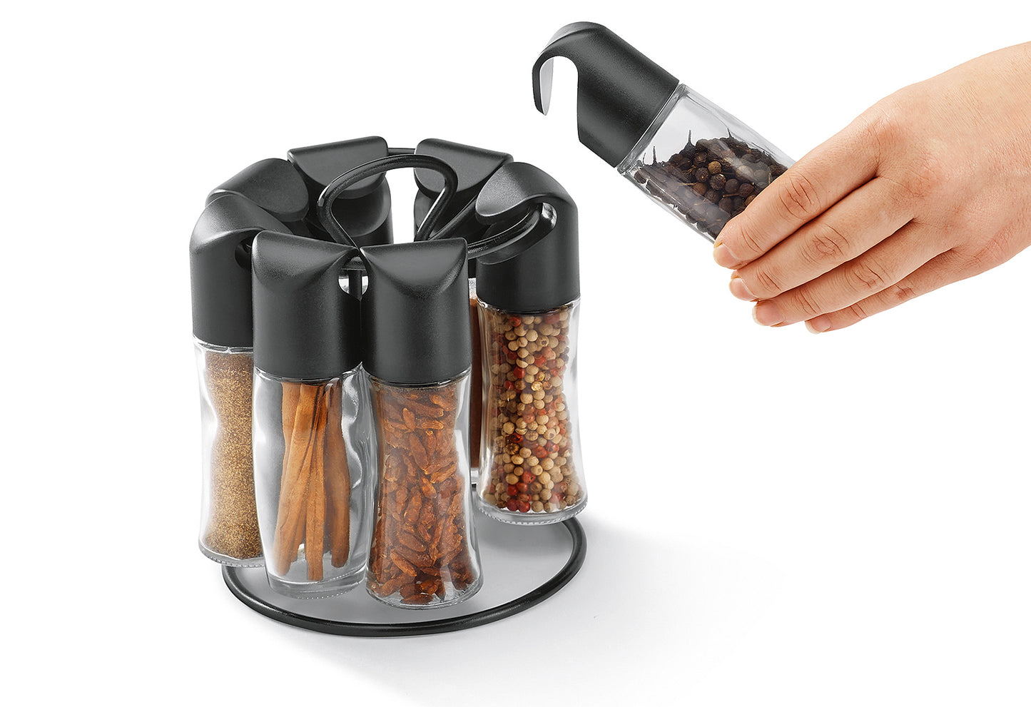 Gewürzkarussell Spice 8 Glas 15x16x14,5cm