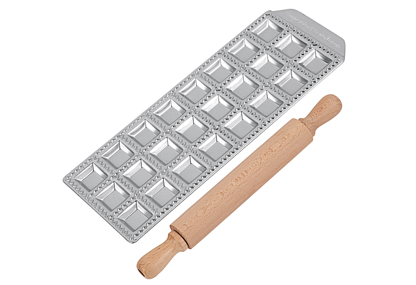 Raviolibereiter Classic mit Teigrolle 29x18x3cm