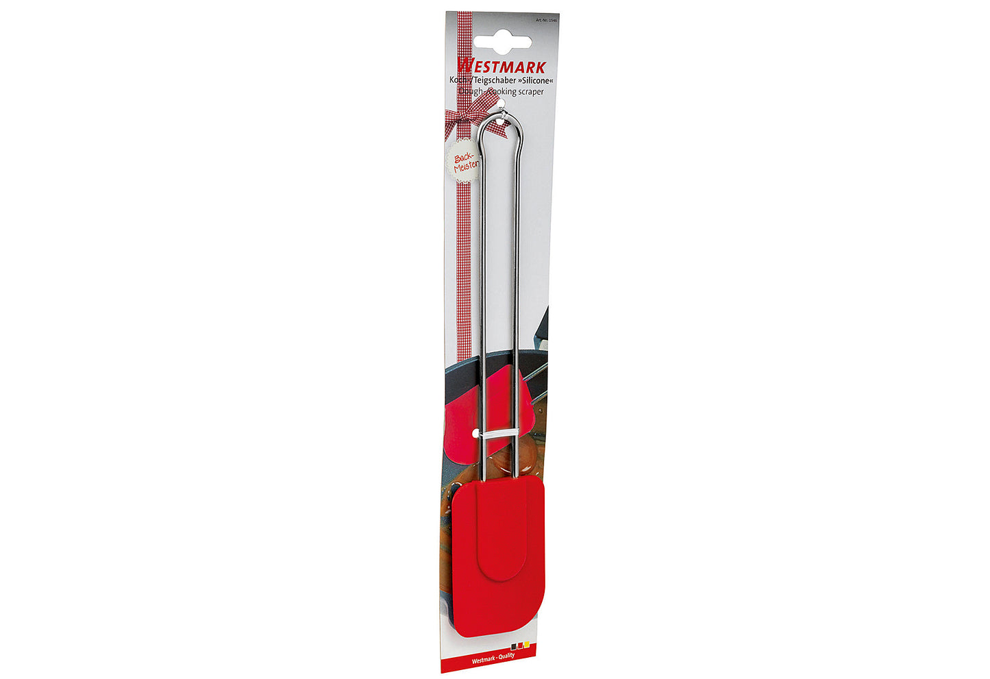 Teigschaber 29cm rot