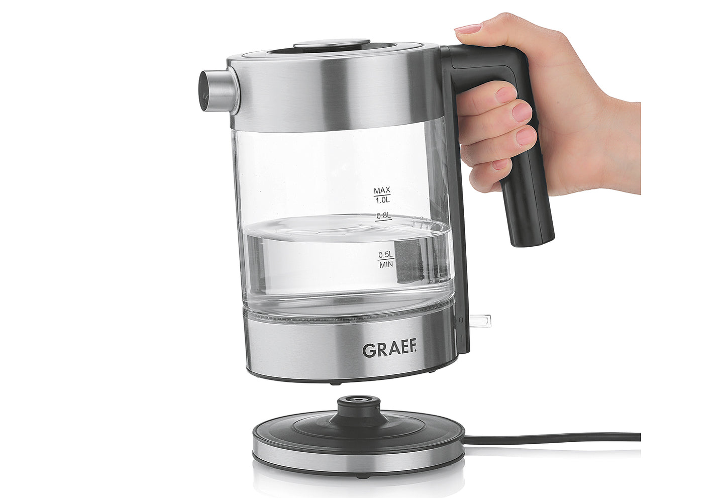 Wasserkocher WK 300 EU 1l 2200Watt Glas