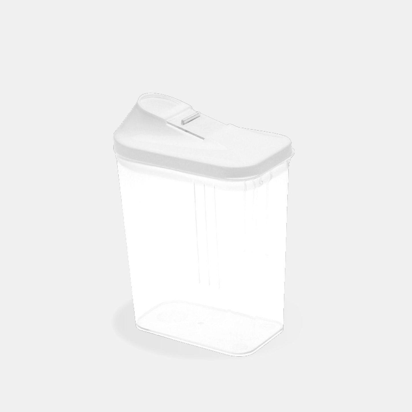 Vorratsdose Schüttdose 1,5 l 21,5x7x21cm weiß