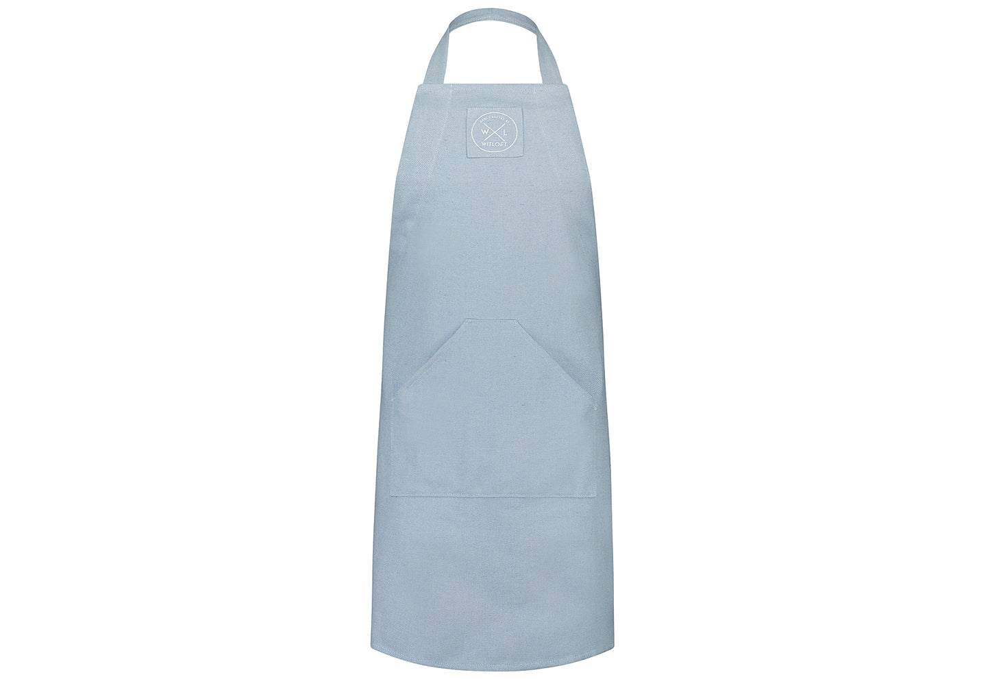 Schürze aus 100% recycelter Baumwolle One-Size Himmelblau