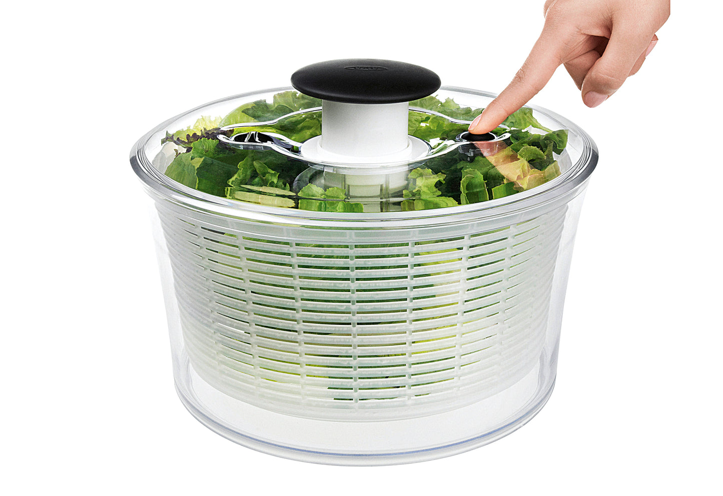 Salat-/Kräuterschleuder 2,7 l Ø21cm