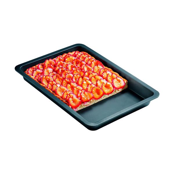 Backblech für Obstkuchen 42x29x5cm schwarz - Ruder Home GmbH