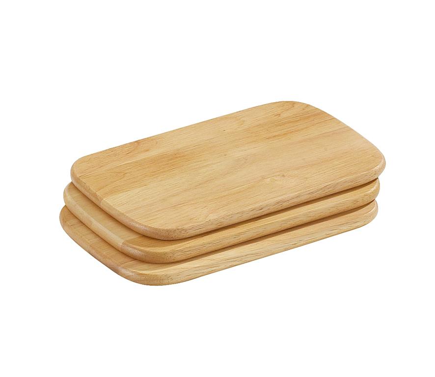 Frühstücksbrett Holz 22x15cm 3er - Ruder Home GmbH