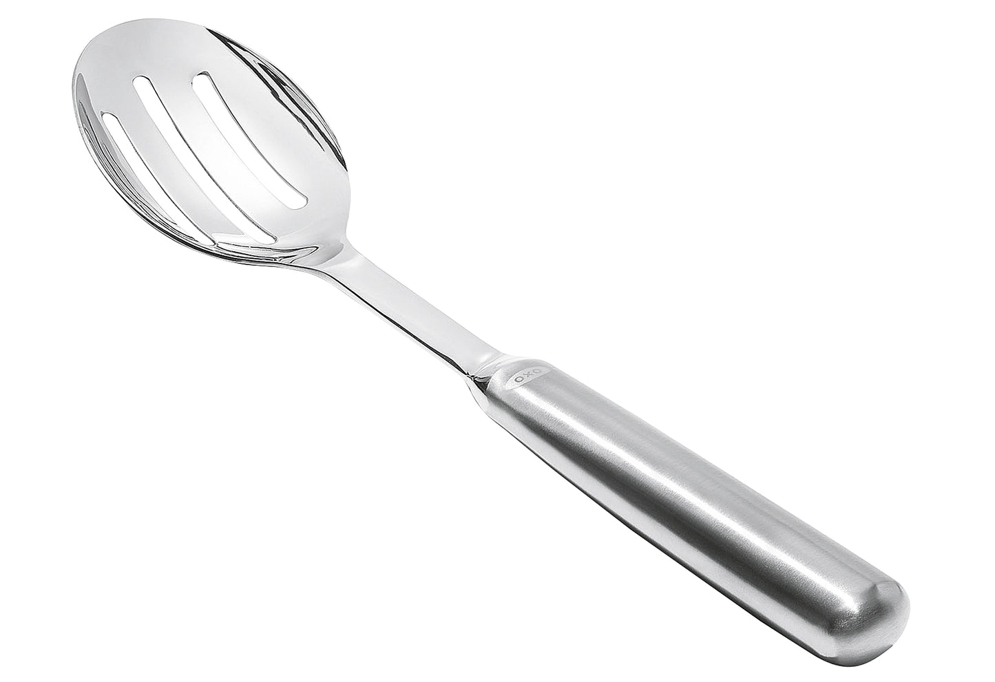 Servierlöffel mit Schlitzen Stahl