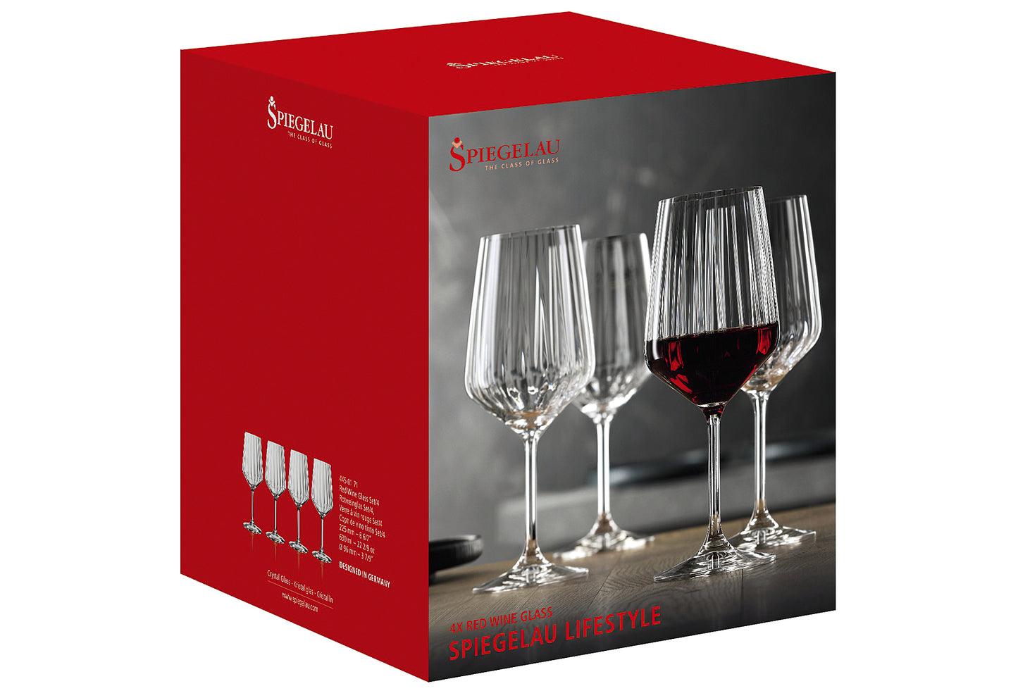 Rotweinglas LifeStyle 630ml 4er Set