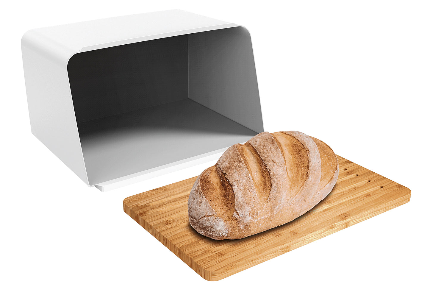 Brotkasten Kubo weiß