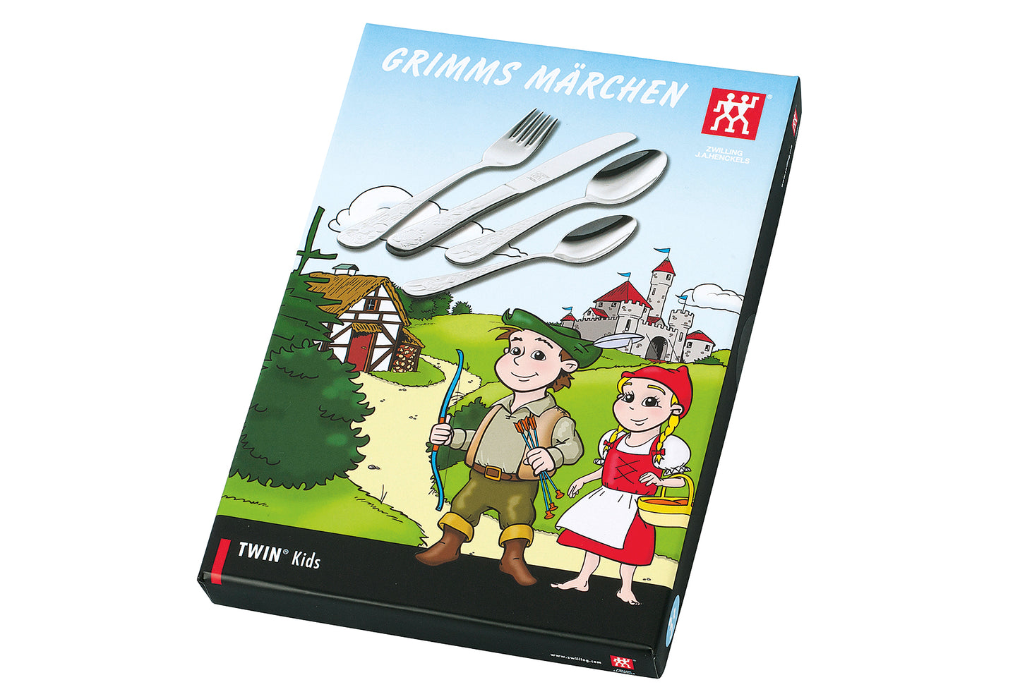 Kinderbesteck Grimm's Märchen Edelstahl 4teilig