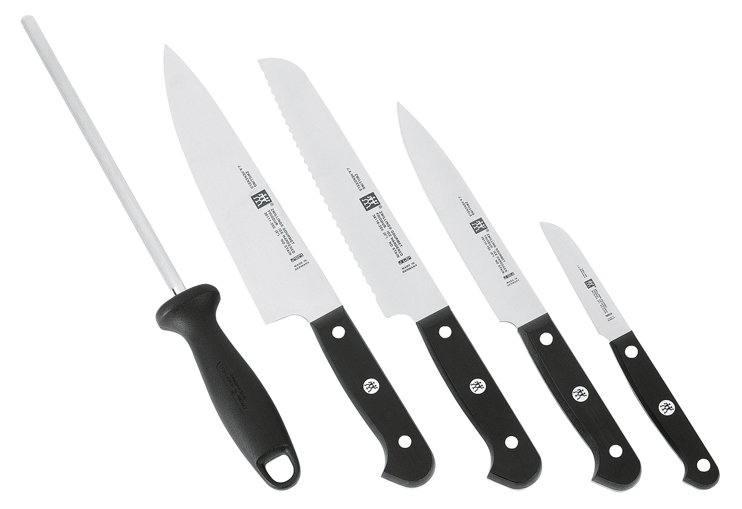 Messerblock Gourmet natur 6teilig
