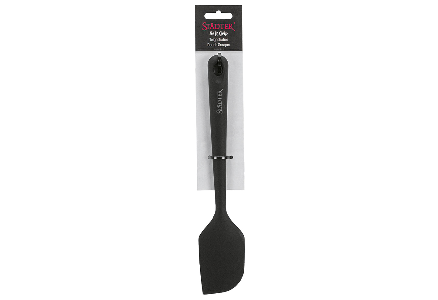 Teigschaber Soft-Grip 27,5x5,4cm Silikon schwarz