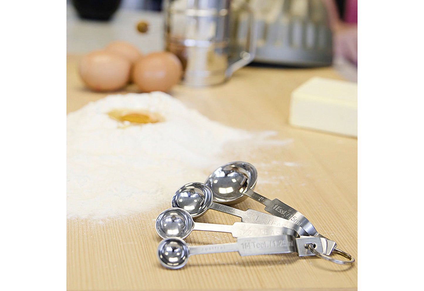 Messlöffel-Set 4-teilig Edelstahl