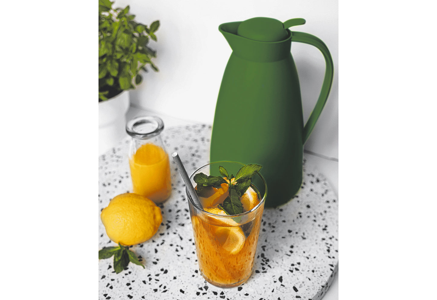 Isolierkanne Eco boho grün matt 1,00l