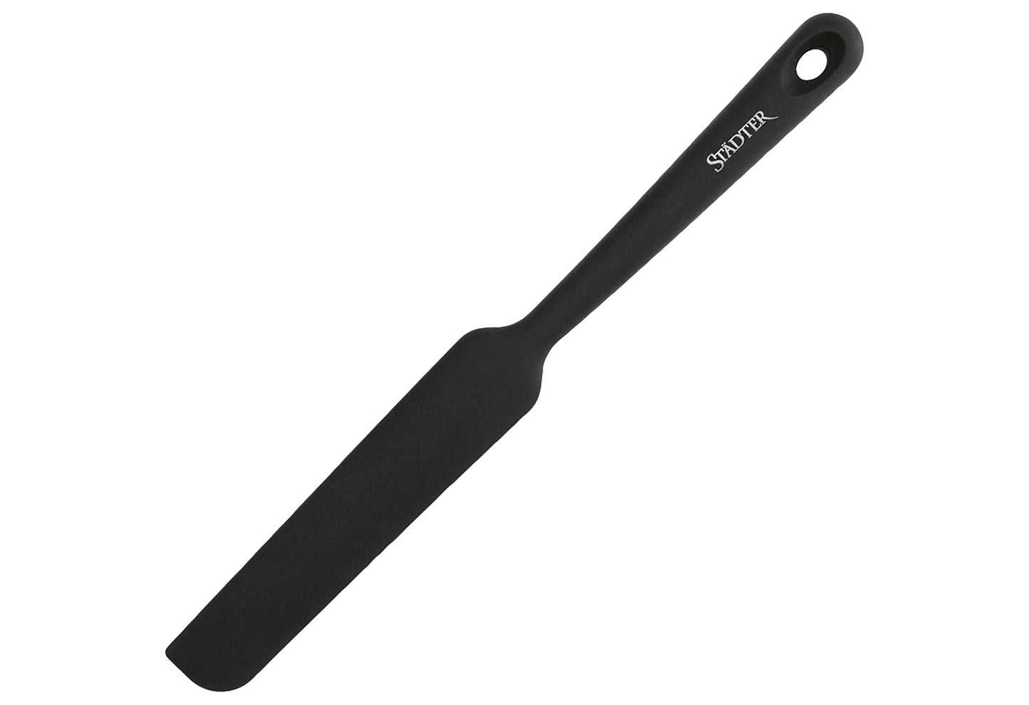 Teigschaber Soft-Grip 24,5x2,7cm Silikon schwarz