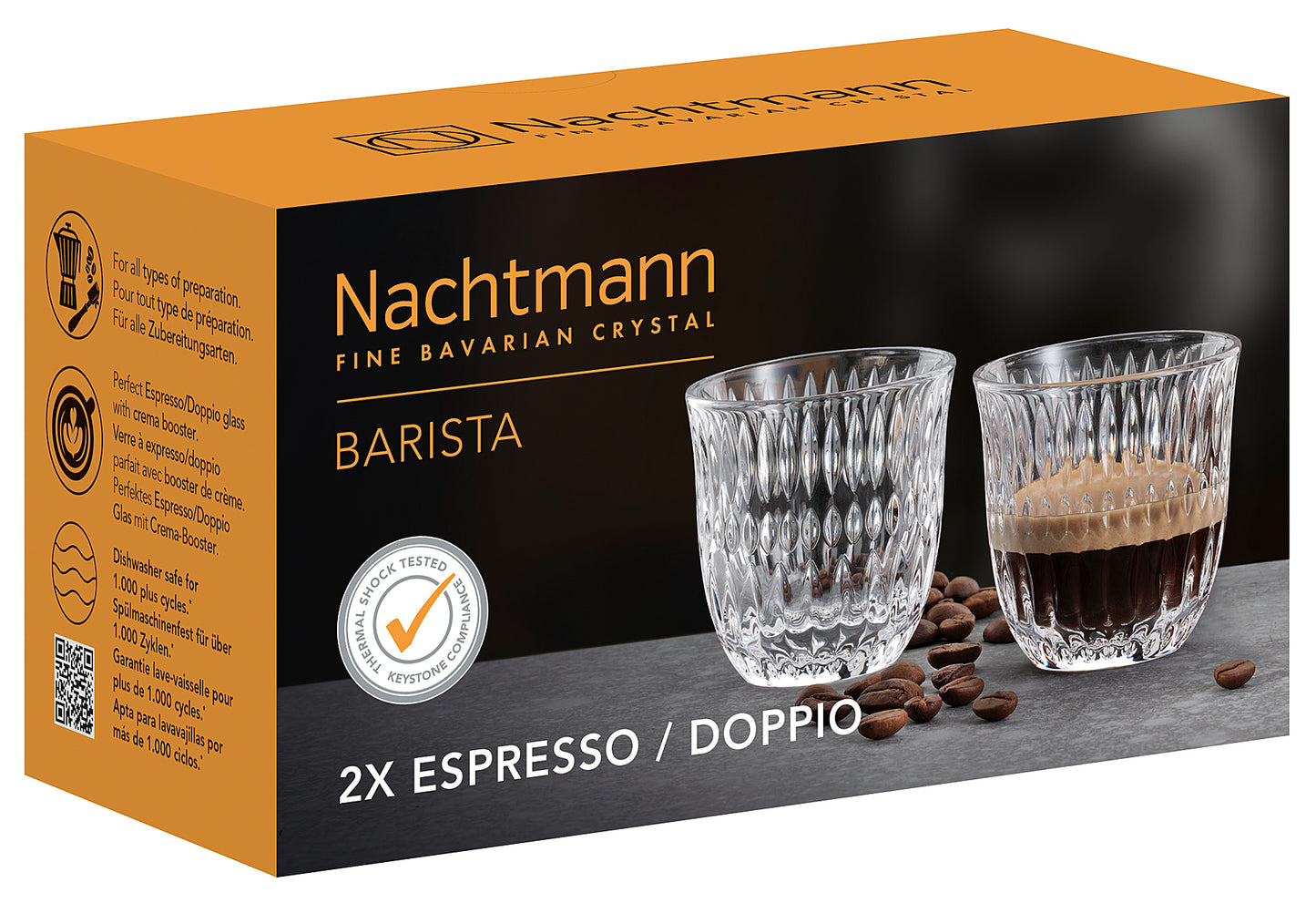 Espressoglas Ethno Barista 90ml 2er Set