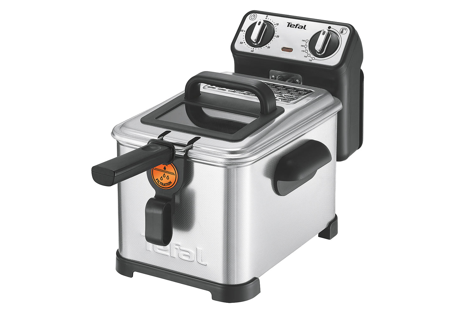 Fritteuse Filtra Pro Inox & Design 3 l 2300W silber/schwarz