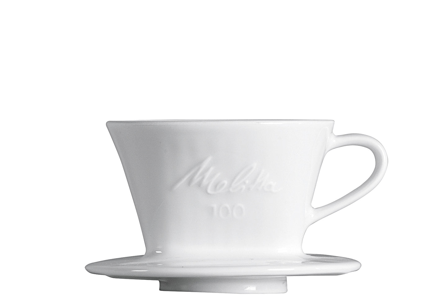 Kaffeefilter Porzellan Größe 100 1-Loch weiß