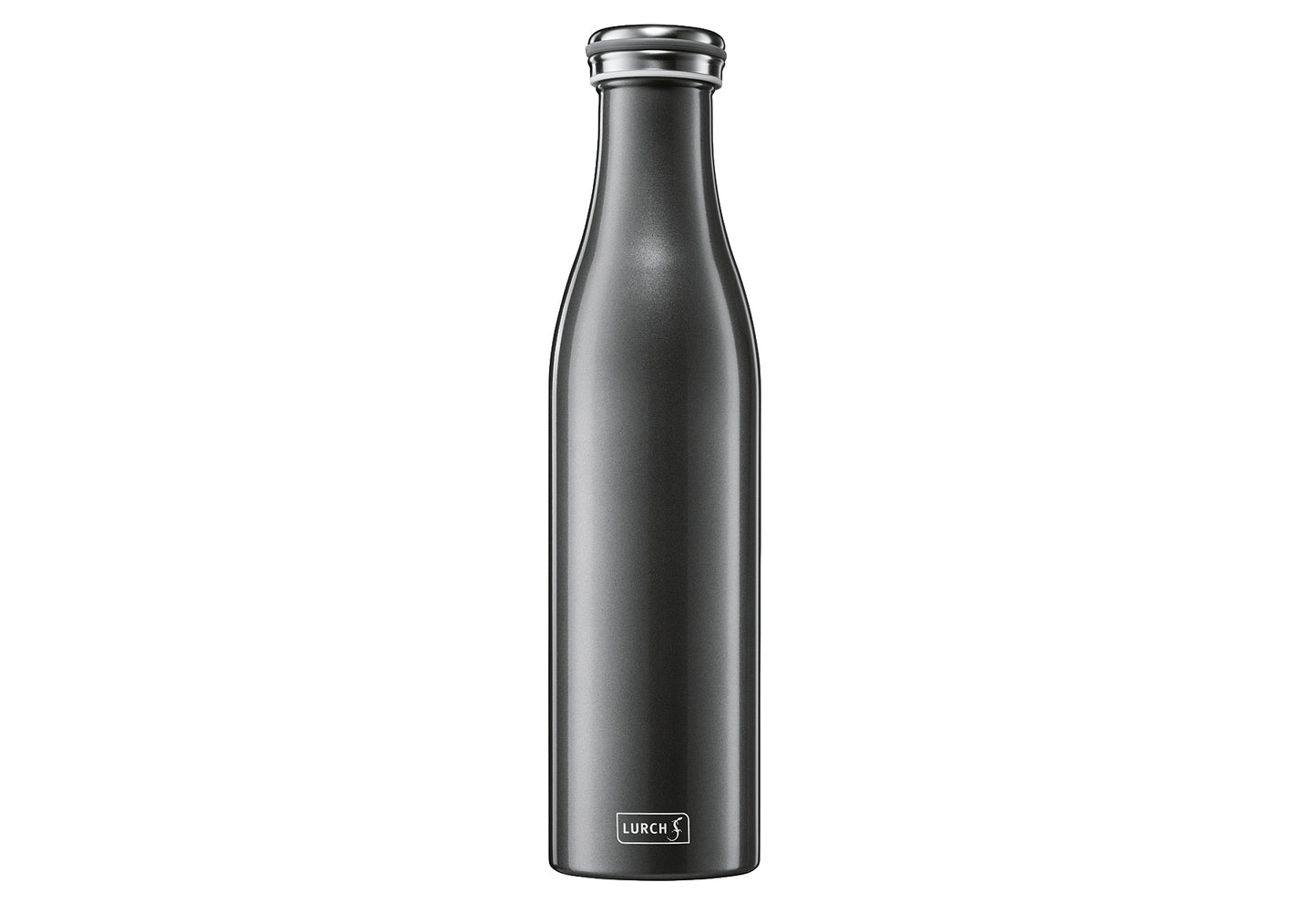 Thermo-Isolierflasche Edelstahl 0,75l anthrazit-metallic