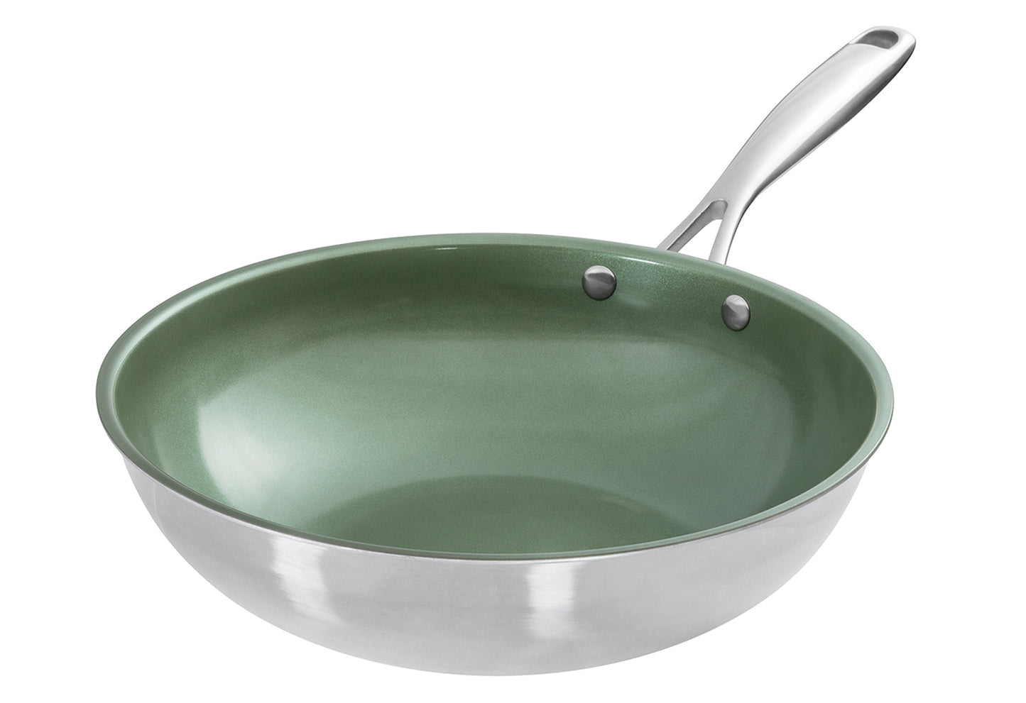 Wokpfanne CeraVegan 28cm Edelstahl - Ruder Home GmbH