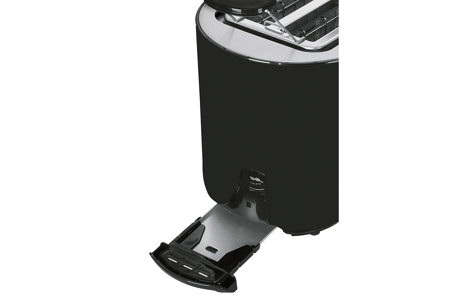 2-Scheiben-Toaster TA 6103 7 Bräunungsstufen schwarz