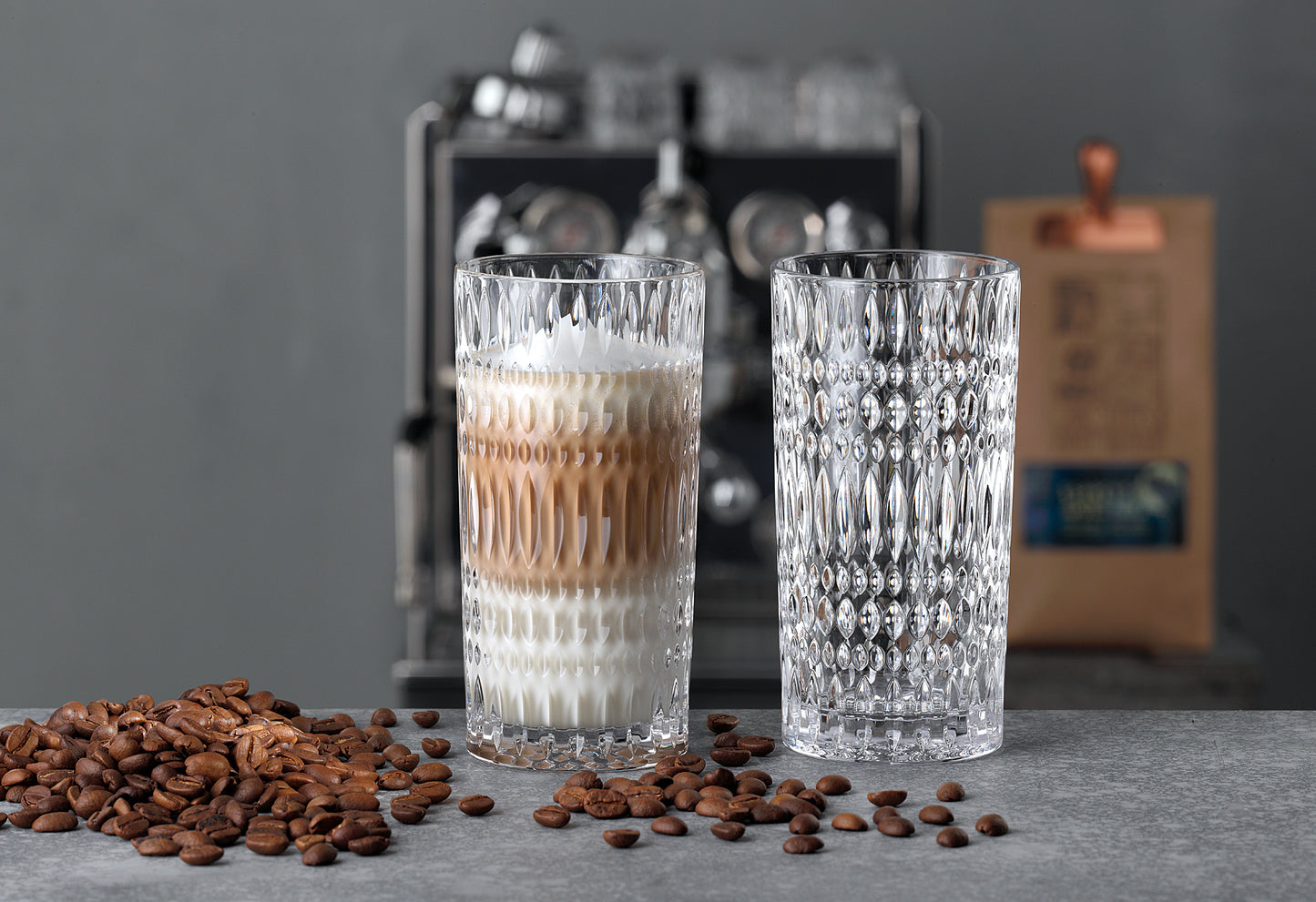 Latte Macchiattoglas Ethno Barista 350ml 2er Set