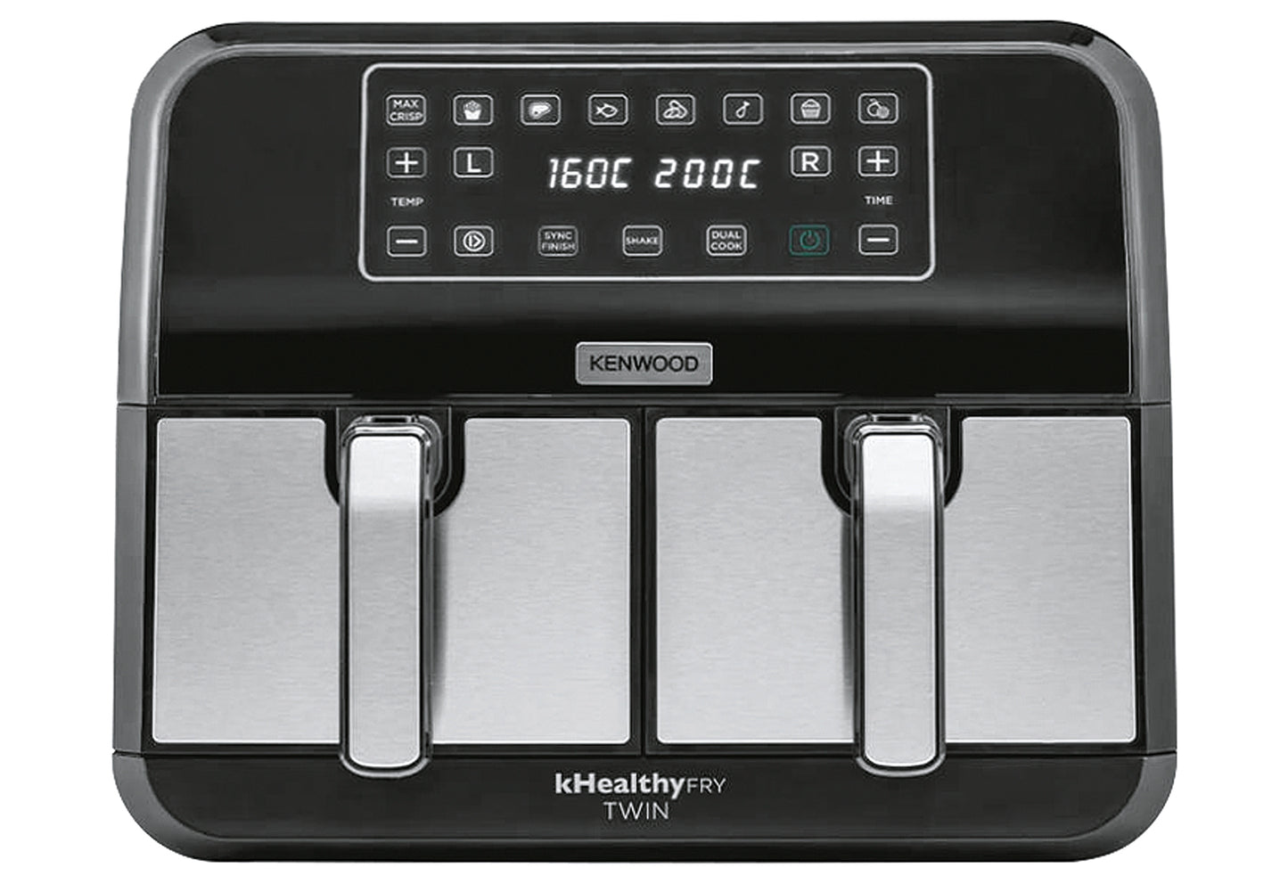 Heißluftfritteuse Dual Air Fryer HFM20 2x4l 1700W schwarz/ES