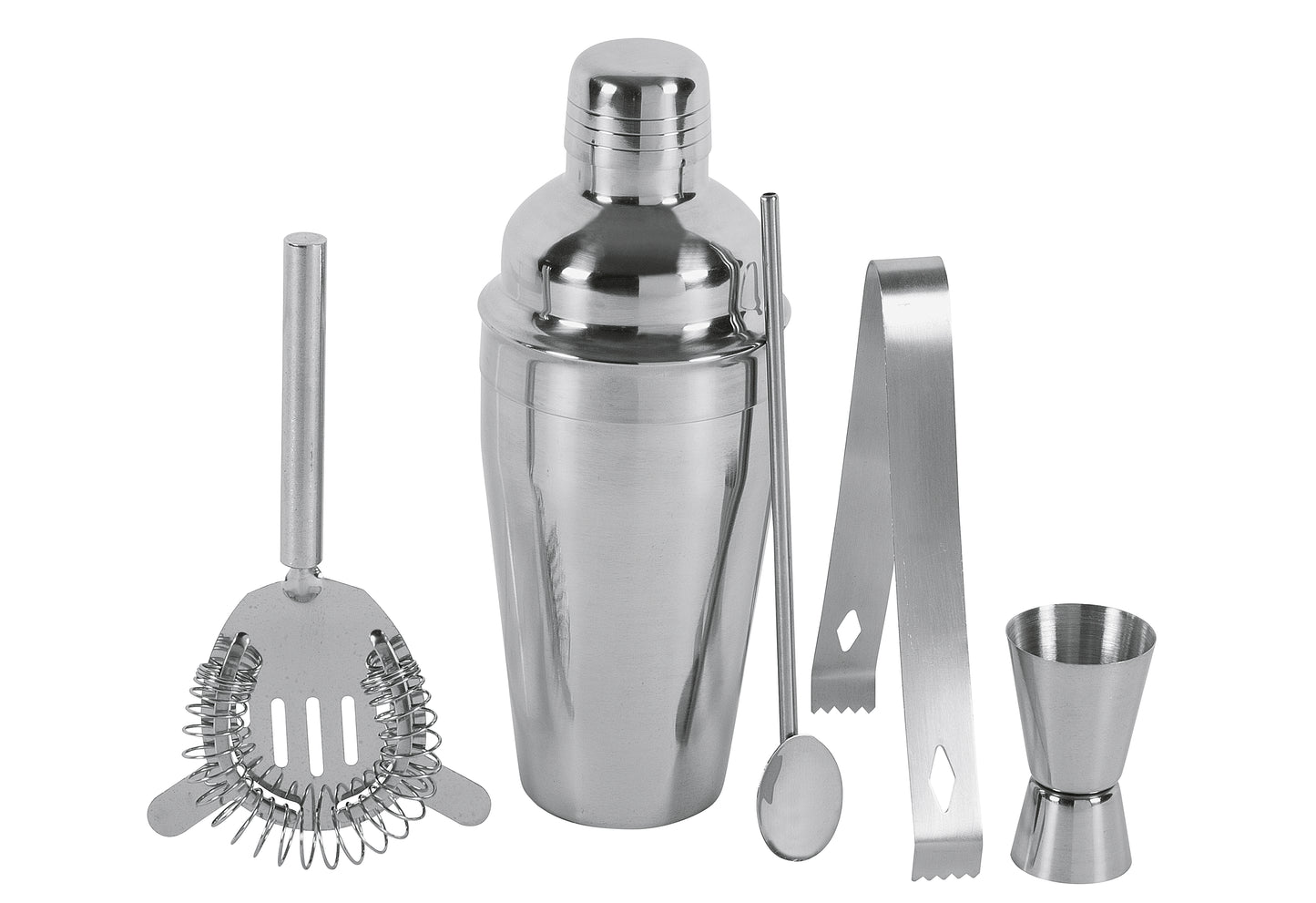 CILIO Bar-Set Edelstahl poliert 5teilig