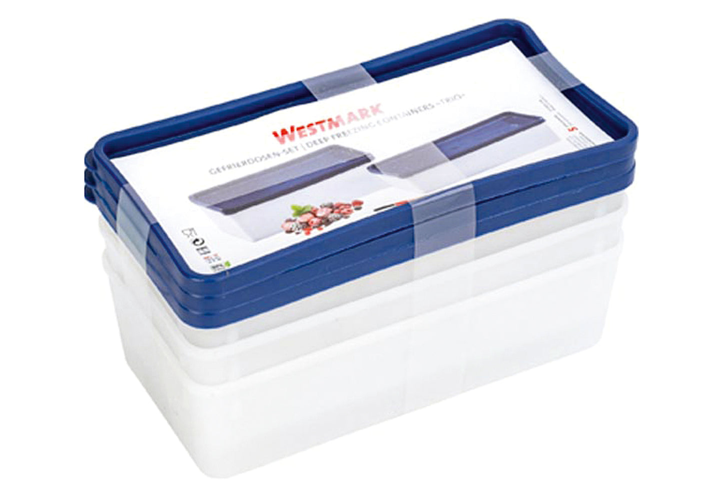 Gefrierdose Trio 1l 3Stück