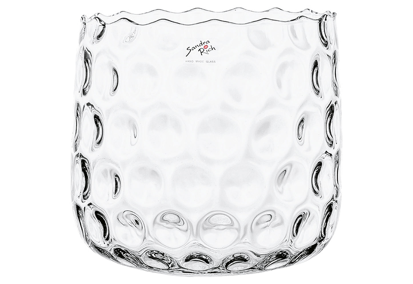 Glas Vase Galaxie 21,5 H 20cm