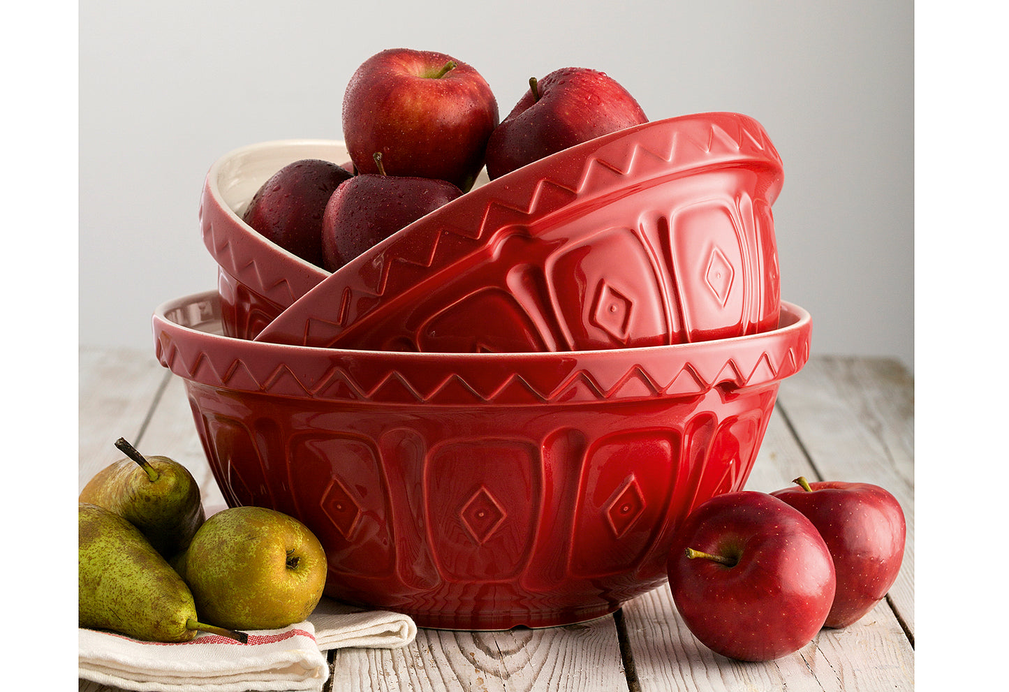 Rührschüssel 2,7l rot