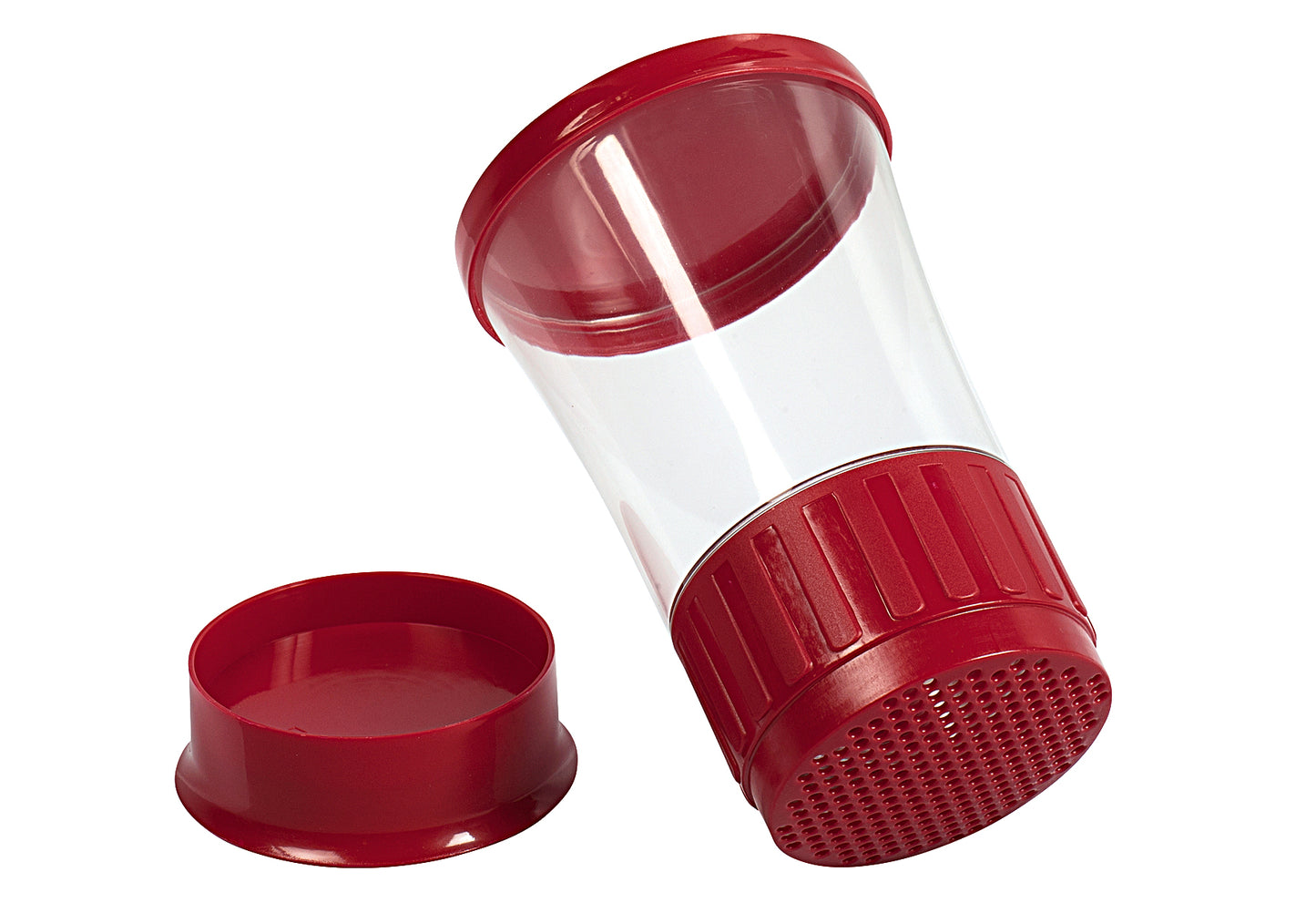 Puderzuckermühle 14cm rot