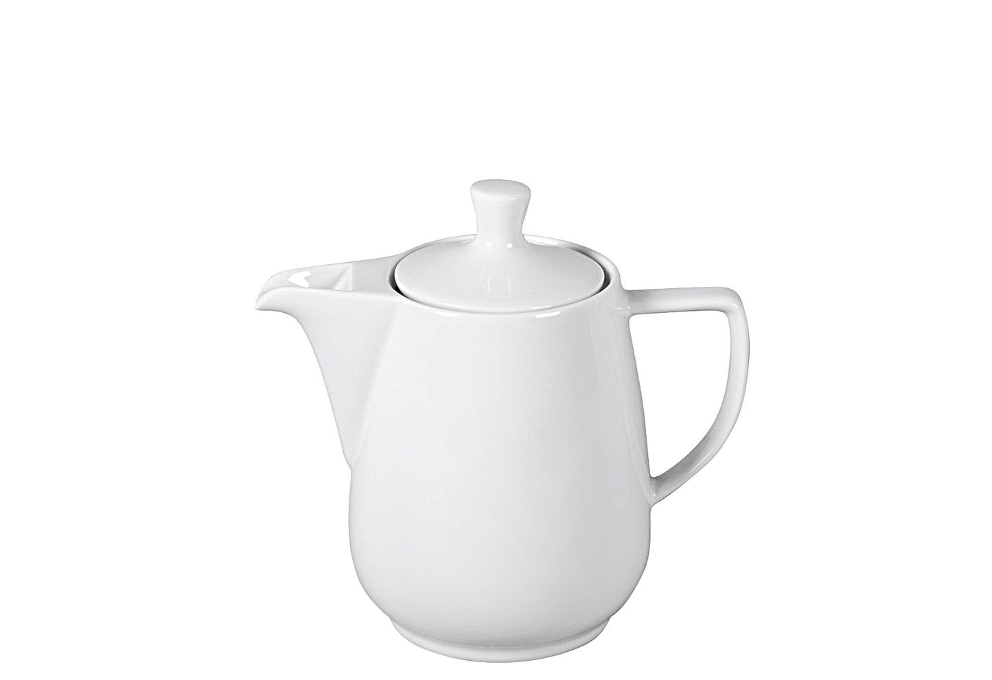 Kaffeekanne Porzellan 0,6 l weiß