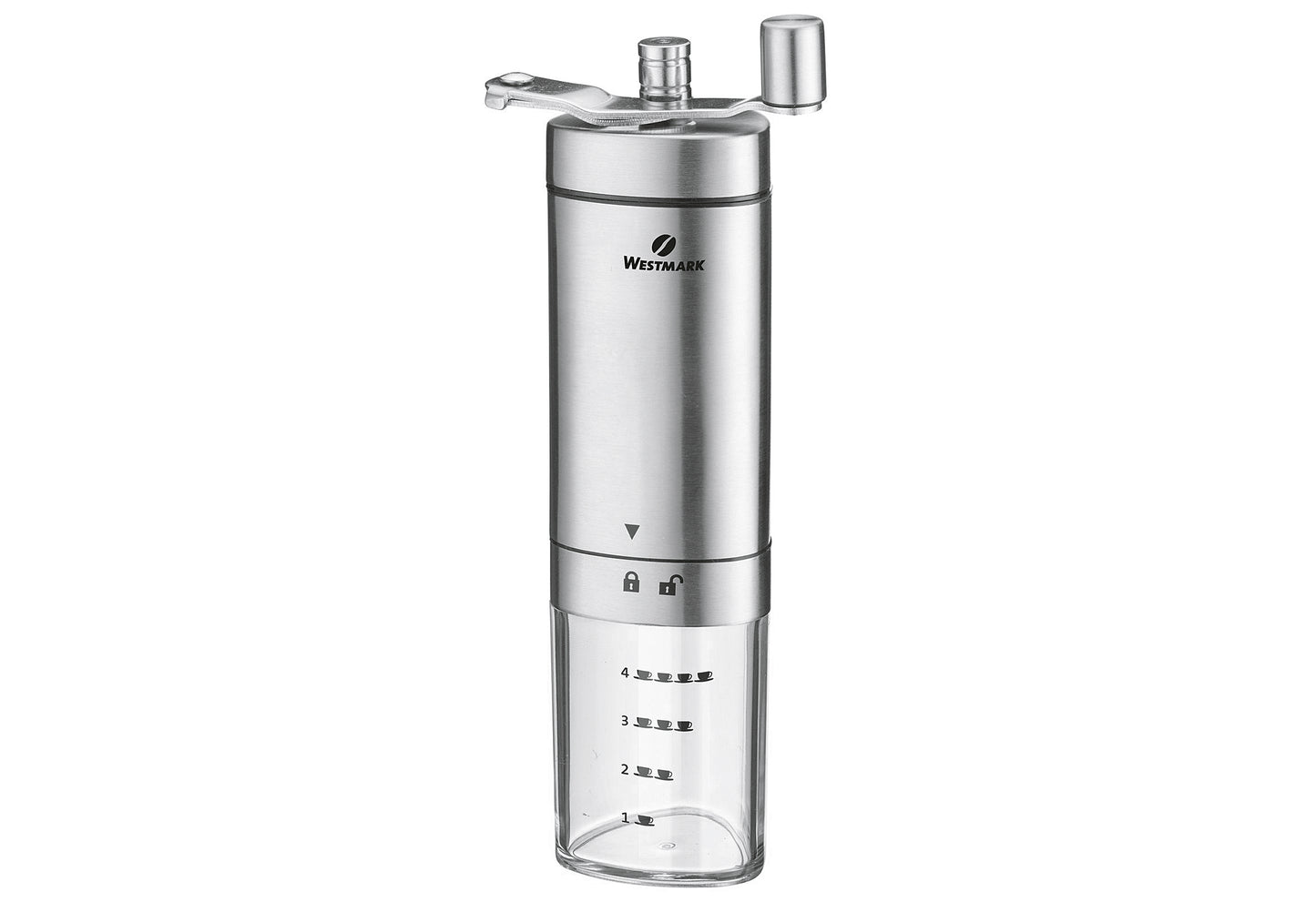 Kaffeemühle Brasilia Handmühle mit Edelstahlgehäuse