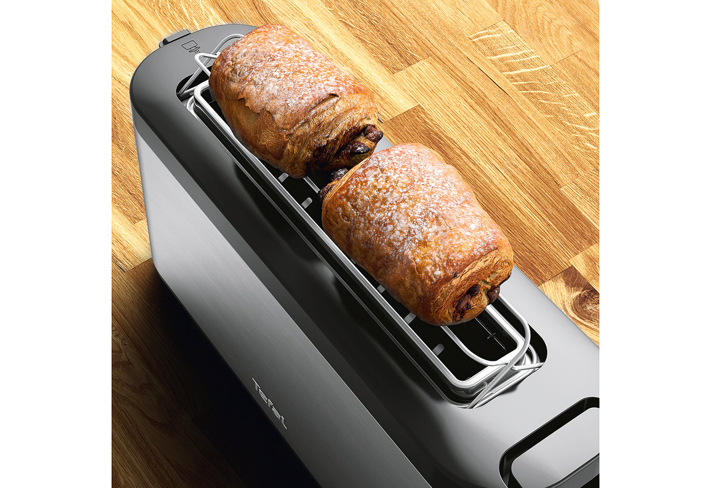 Toaster TL4308 Element Langschlitz 1000W Edelstahl/schwarz