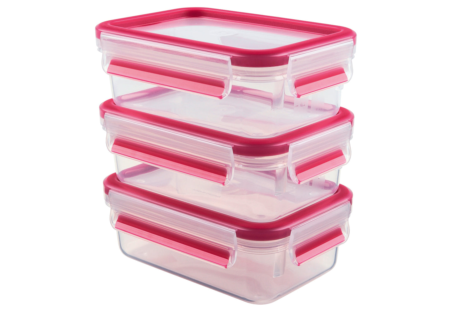 Frischhaltedose Clip & Close 0,55l 3er Set himbeer